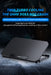 Q100 Laptop Cooling Pad — Twin Fans, LED Screen & Dual USB Ports