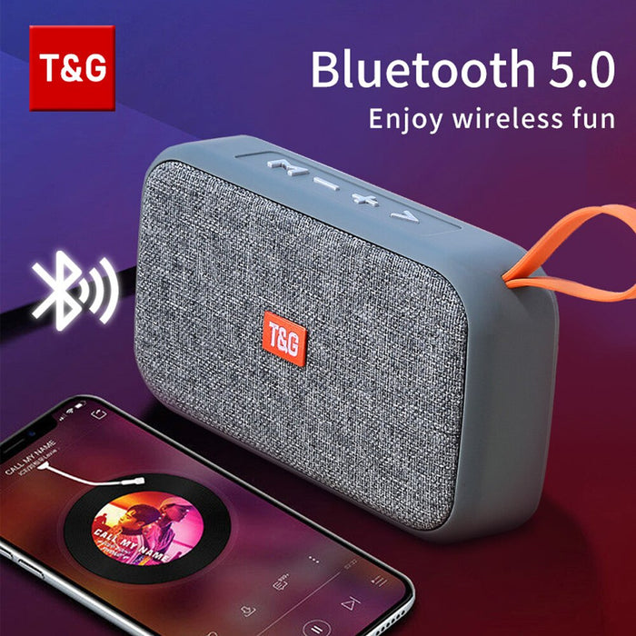 Speaker TG506 Portable Mini Wireless Soundbar Bluetooth 5.0 Outdoor Indoor HIFI Loudspeaker Support TF Card FM Radio Waterproof