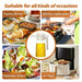 500ml Oil Spray Bottle & Cruet – Refillable Oil Dispenser for Kitchen and BBQ