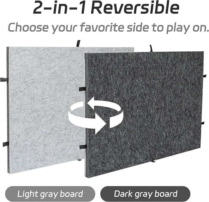Felt Puzzle Table for 1000 Pieces — 6-Drawer Portable Jigsaw Board with Stand Cover, 77 x 53.6 x 4.2 cm