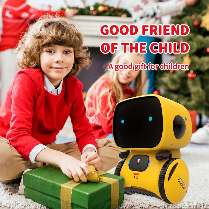 GILOBABY Kids Robot Toy Interactive Smart Talking Robot with Voice - Smart Talking, Voice Controlled, Touch Sensor - Ideal Gift for Kids