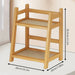 2-Tier Bamboo Spice Rack - Foldable Kitchen Counter & Cupboard Organiser
