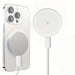 Magnetic Wireless Charger Pad for iPhone 12–17 & AirPods Pro — 15W MagSafe‑style