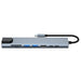 USB‑C 8‑in‑1 Hub — HDMI 4K@30Hz, 100W PD, RJ45 100Mbps, Dual SD/TF, USB 3.0