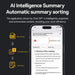 AI Voice Recorder with ChatGPT‑4 — 8–128GB, Call Recording, Transcription & Summaries