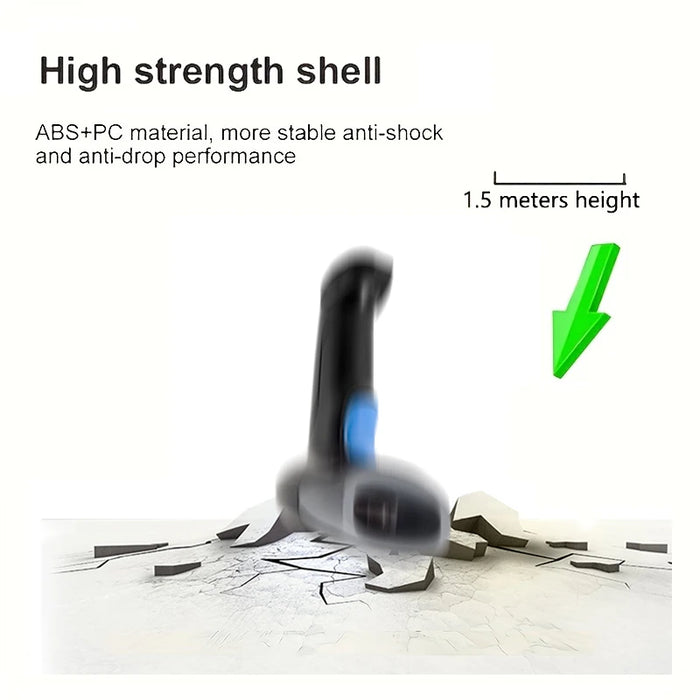 U20 Bluetooth & Wired 2D Barcode Scanner — Portable Handheld 1D/2D QR Reader