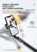Q08 Handheld Gimbal Stabiliser & Selfie Stick with Bluetooth Remote for Smartphones