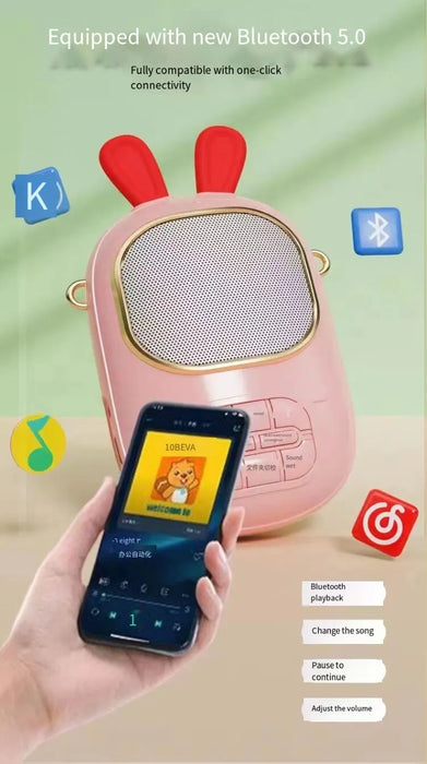 Karaoke Microphone Toys - Portable Wireless Bluetooth Speakers, Family KTV Singing Machine - Perfect for Children and Adult Birthday Party Gifts