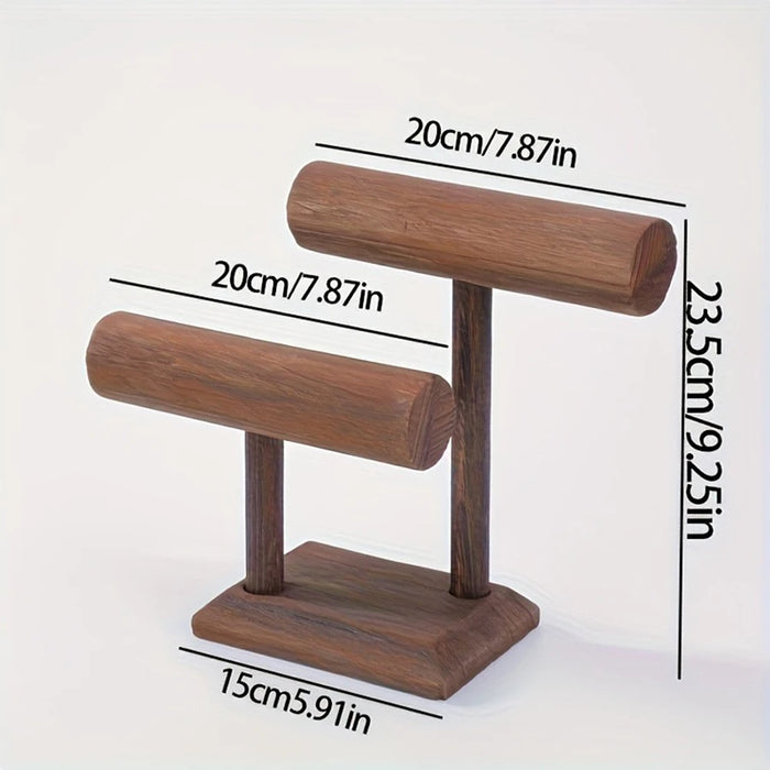 Wooden Watch Holder Stand – Jewellery Display Tower for Watches, Bracelets & Necklaces