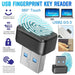 USB Fingerprint Key — Windows Hello biometric USB security key for PC & laptop