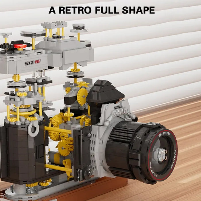 Retro Camera Building Blocks - 1030PCS High Simulation Film SLR Model - Ideal Kids Christmas Gift and Educational Toy