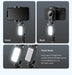 Q18 360° Follow-Tracking Gimbal — Selfie Stick Tripod with Fill Light for iPhone & Smartphones