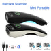 2D Bluetooth & 2.4G Wireless Pocket Barcode Scanner — Mini Handheld Reader for iOS, Android, PC