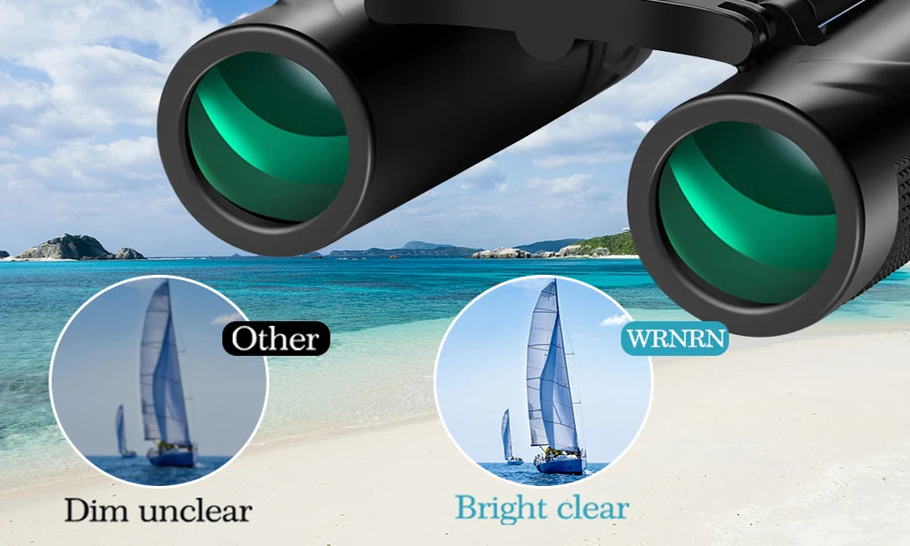 Mini 8x21 Compact Binoculars for Concerts, Sports & Birdwatching