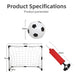 Foldable Children's Football Goal with Pump & Ball – Portable Soccer Set