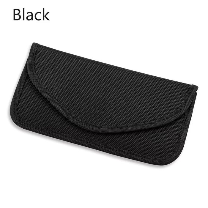 Universal Car Key RFID Signal Blocker Pouch – Faraday Fob Shield (Nylon, Black)