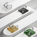 Adhesive 304 Stainless Steel Sink Sponge Holder — Brushed Peel‑and‑Stick Organiser