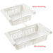 Hanging Fridge Drawer – Pull-Out Egg & Fruit Storage (PP Plastic, Adjustable)