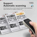2D Bluetooth & 2.4G Wireless Pocket Barcode Scanner — Mini Handheld Reader for iOS, Android, PC