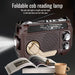 Hand-Crank Emergency Radio & Power Bank — USB, Solar, Bluetooth, DAB