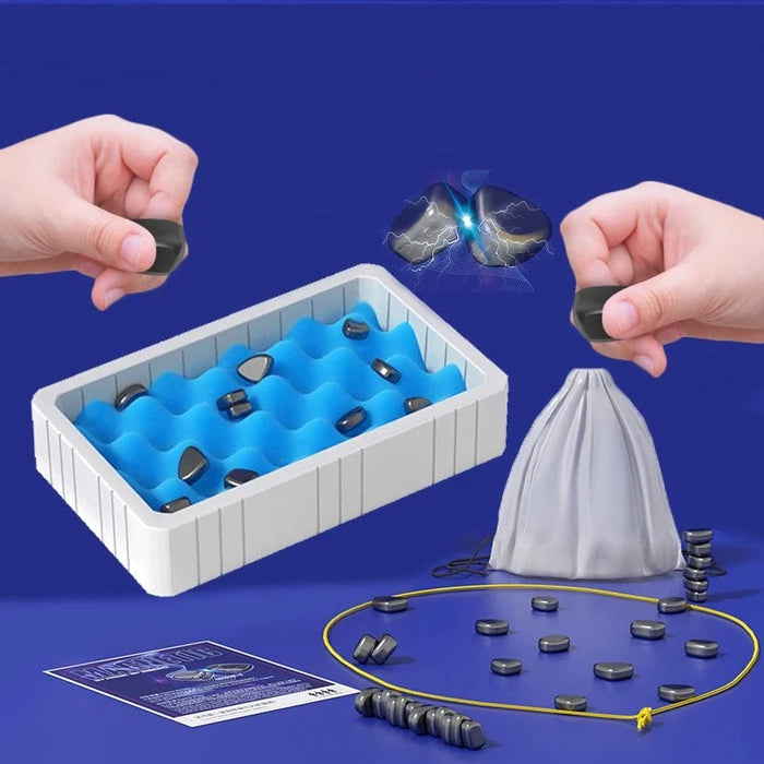Magnetic Pebbles Game - Magnetic Effect Set Game - Hours of Entertainment! - Perfect Gift for Kids