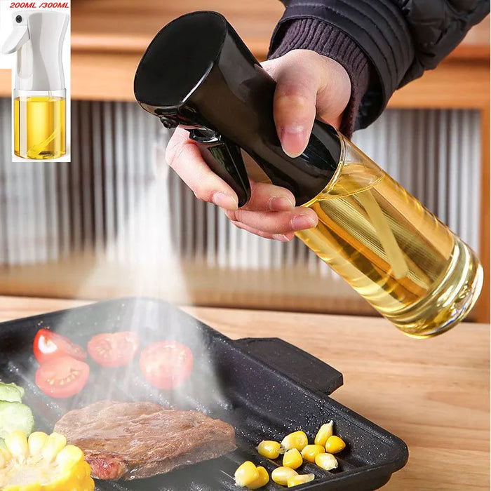 Refillable Oil Spray Bottle - Great for Air Fryers and Using Less Oil Whilst Cooking - Uses for Olive Oil, Soy Sauce, Vinegar, Water - Ideal for Home Chefs and Air Fryer Users