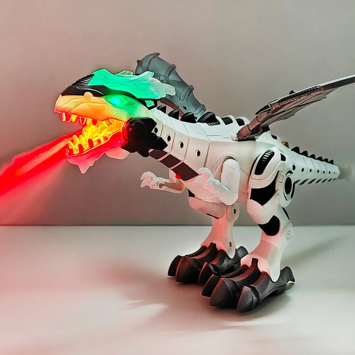 Large Size 47cm - Electronic Walking Dinosaur Toy with Roaring and Flashing Lights - Ideal Educational Game Machine Present for Kids