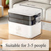 3-Tier Medicine Organiser – Leak‑Resistant Family Emergency Pill Box (Compact, Flip‑Top)