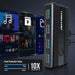 USB 3.0 KVM Switcher — 2 PC Inputs, 4 USB Outputs for Printers & Peripherals