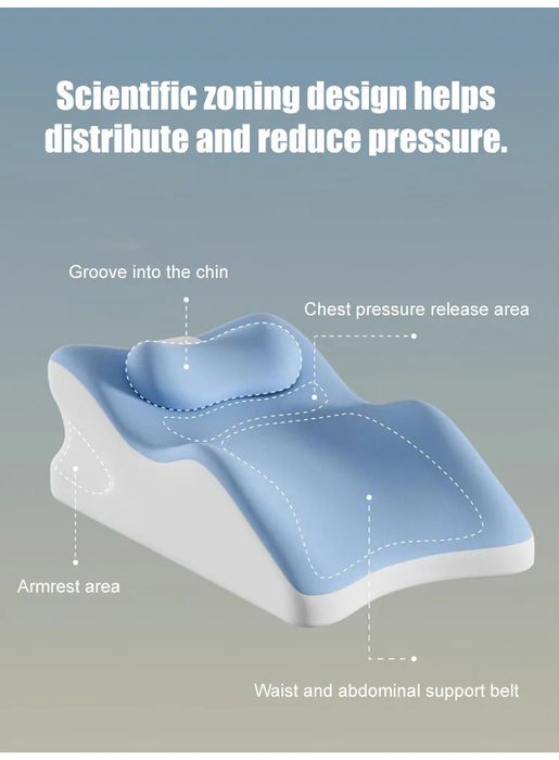 Multifunctional Bed Lounger Pillow — Ergonomic Memory Foam Backrest for Sleeping, Reading & Phone Use