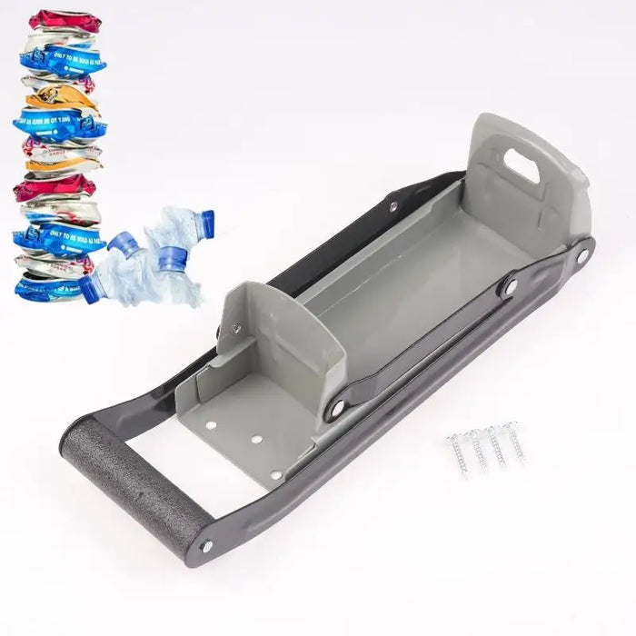Heavy-Duty Metal Can Crusher for 12oz & 16oz Cans – Wall-Mountable with Bottle Opener