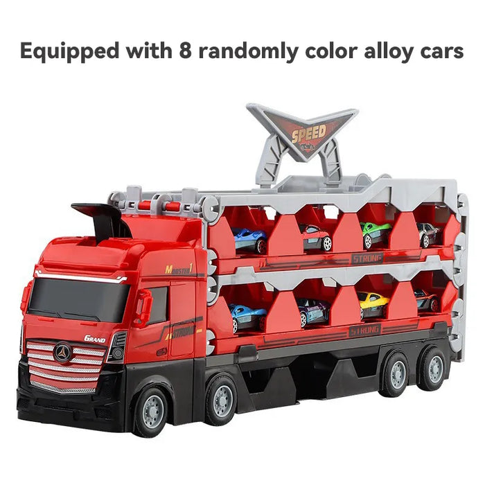 Folding Deformation Toy Truck - Kids Transport Track Toy, Creative Play - Ideal Children's Day Gifts for Boys