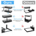 Adjustable 2-Tier Under-Sink Organiser — Metal Pull-Out Storage for Kitchen & Bathroom