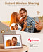 10.1-inch Wi‑Fi Digital Photo Frame — 1280×800 HD Touchscreen, 32GB, Wall‑mountable