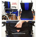 Wheelchair Backrest Cushion — Breathable, Slip-Resistant Posture Support (45×41×5cm, Blue)