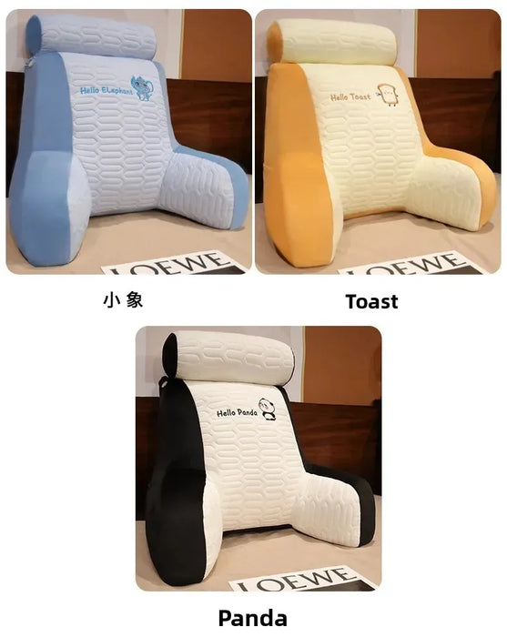 2025 Ice Shreds Panda Memory Foam Lumbar Cushion — Removable Washable Cover, 60x50cm