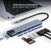 8-in-1 USB-C Hub 3.0 Dock – 4K HDMI, RJ45, PD, SD/TF for MacBook Air M1 & iPad Pro