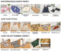 Three‑Piece Stone‑Pattern Microfibre Bathroom Mat Set — Water‑Absorbent & Non‑Slip
