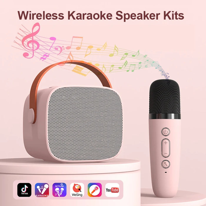 National Singing Home KTV - Portable Bluetooth Speaker with Microphone for Karaoke - Ideal for Outdoor Audio Entertainment and Home Use