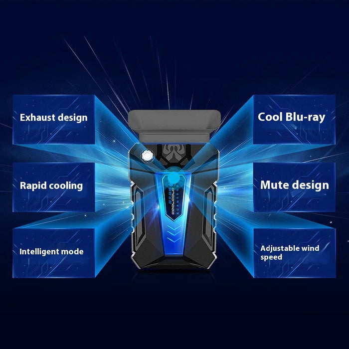 Computer Cooler External Portable Vacuum USB Laptop Cooler — External Extracting Fan for 15–17 ...