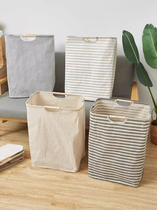 Foldable Waterproof Laundry Hamper — Keeps Room Tidy
