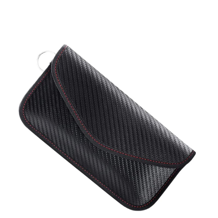 Faraday Key Signal Blocking Pouch – Signal Blocker for Car Keys & Phones, Carbon Fibre