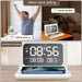 15W Qi Wireless Charger Stand with Alarm Clock & Thermometer (USB-C)