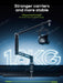 Adjustable Low‑Profile Microphone Boom Arm with Cable Management — Extended Riser (Fits AM8, K688, A8)