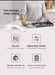 Expandable Pots & Pans Storage Rack for Cabinets — 6 Adjustable Shelves, Pot & Lid Holder