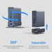 15‑in‑1 USB‑C Docking Station — Dual HDMI & DP 4K@60Hz, PD100W, Gigabit Ethernet, SD/TF, Audio