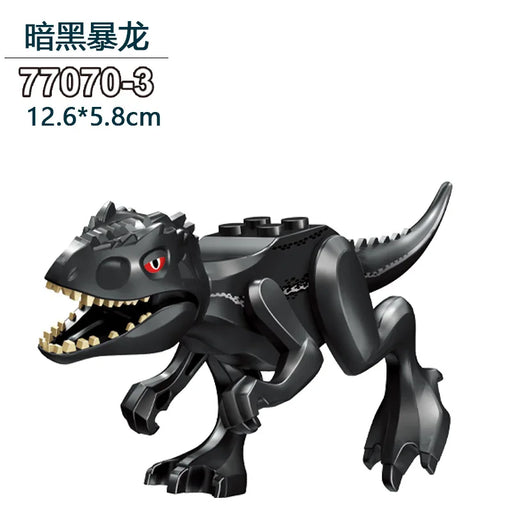 Tyrannosaurus Rex Building Block Figure — Jurassic Dinosaur Brick Toy (LEGO-compatible, 1pc)