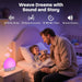 Wake-Up Sunrise Alarm Clock — 30 White-Noise Sounds, Dimmable RGB Night Light
