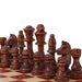 Wooden 32-Piece Chess Set — King 110mm with Leather Board, Gift for Teens & Adults