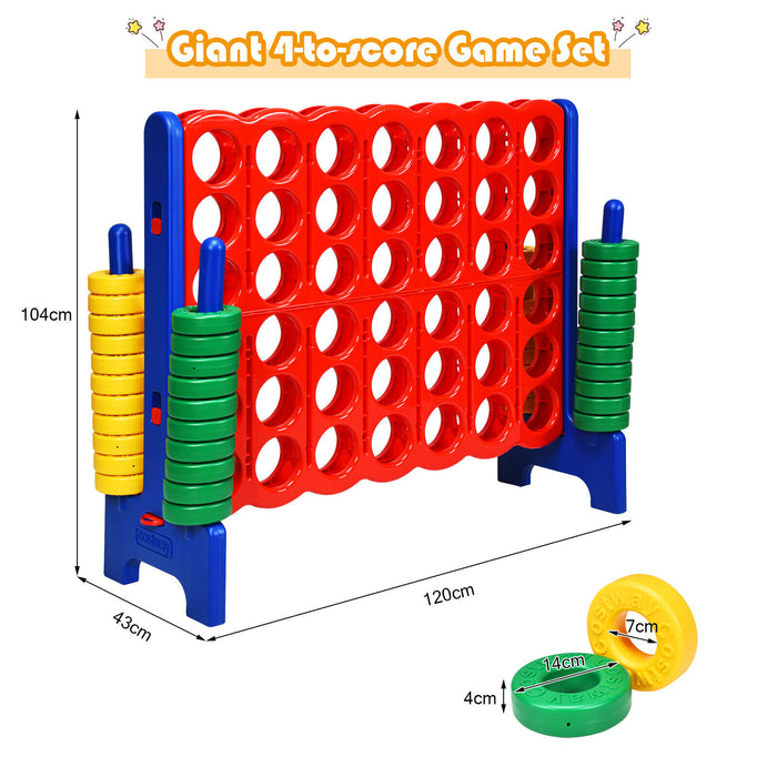 Jumbo 4-to-Score Giant Game Set with Quick-Release Lever-